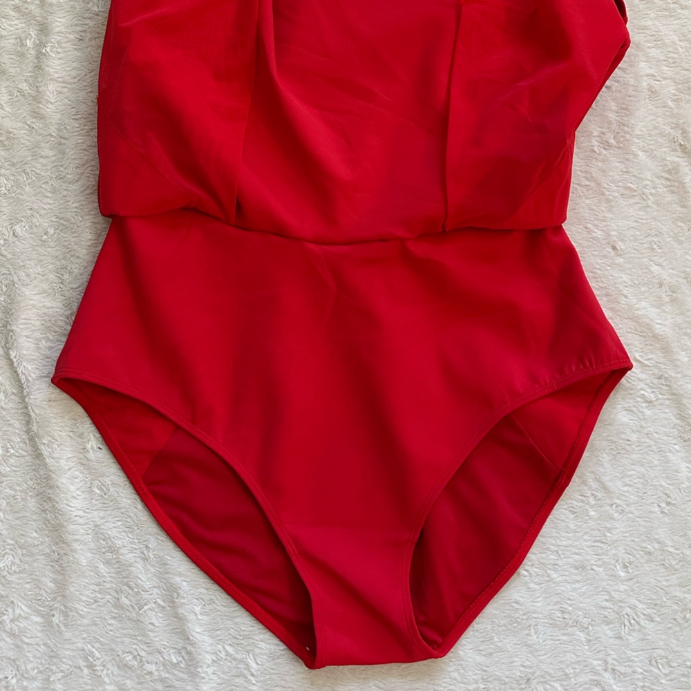 Ta3 Seamed Squarey snatched Swim Dress 2x short torso NWT - Picture 11 of 14